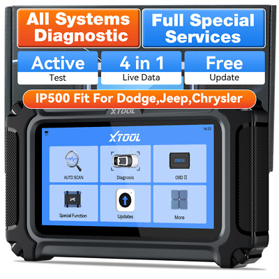XTOOL IP500 For Chrysler Dodge Jeep Bidirectional OBD2 Scanner Diagnostic Tool