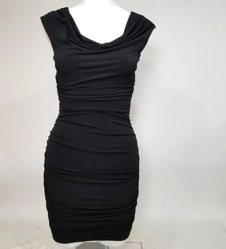 Vestido BCX Body Con XS Negro Elastizado Adelgazante Bling Club Gótico Punk Alt Juegos con disfraces Foto 2 de 4