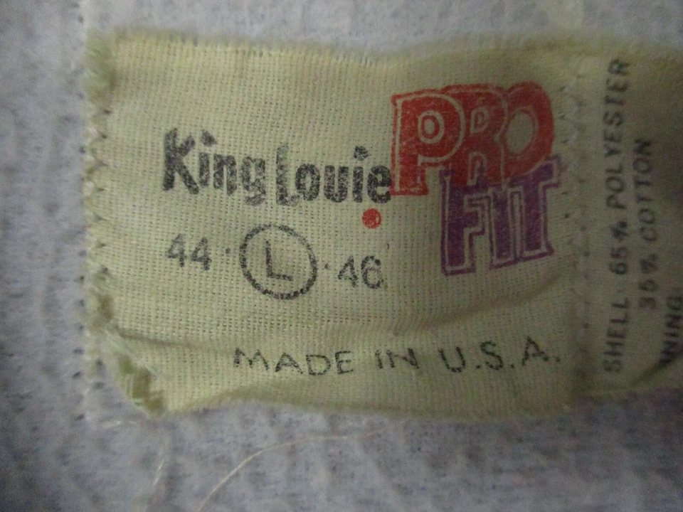 Chaqueta de Colección King Louie Grande Azul Ajuste Profesional Hecha en Westinghouse EE. UU. Foto 3 de 4