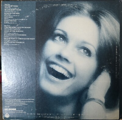 OLIVIA NEWTON-JOHN LET ME BE THERE VINTAGE LP Vinyl Record Album