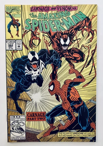 AMAZING SPIDERMAN #362 9.4-9.6 2nd app Carnage