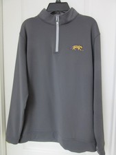 Peter Millar 1/4 Zip Pullover Shirt Golf Performance YOUTH XL - LSU Tigers EEUC