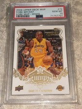 2008 Kobe Bryant Upper Deck Mvp Kobe/White Psa 10