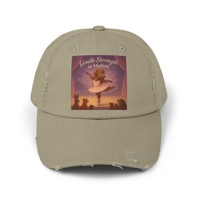 Unisex Distressed Hat Ballet Bison Graceful Dance