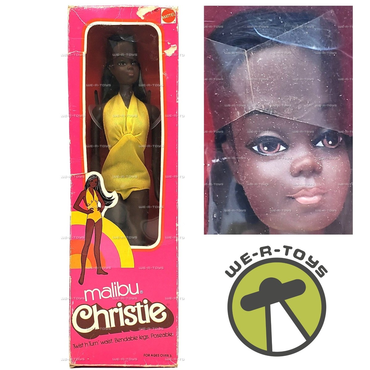 Barbie Malibu Christie Doll African American 1975 Mattel #7745