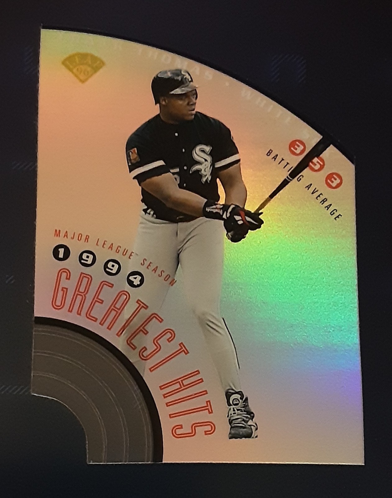 ⚾️ Frank Thomas 1996 Leaf #5 Frank Thomas' Greatest Hits White Sox HOF /5000 ⚾️