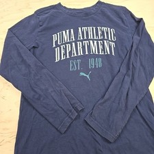 Kids Puma Athletic Department Long Sleeve Shirt Medium 10-12