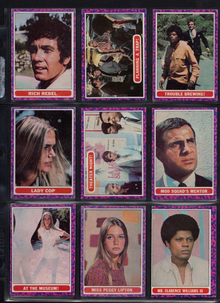 1969 Mod Squad TV Show Topps  Variations Drop-Down You Pick Card {v09