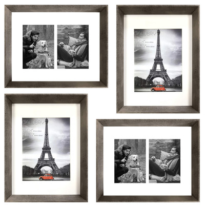 Art Emotion Farmhouse Rustic Woodgrain Style High Profile Picture Frame Frame