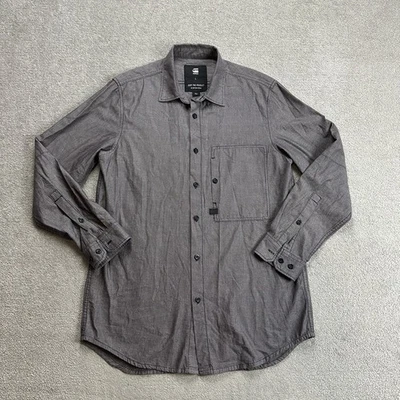 G-STAR RAW Herren Hemd Shirt Gr L Arbeit Work Wear Utility 29006 Blau Denim - Bild 1 von 4