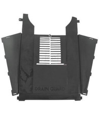 Black DRAIN COVER PLASTIC GUARD Outdoor Garden Protector Gutter Leaf Heavy Duty