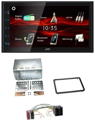 JVC USB Bluetooth MP3 DAB 2DIN Autoradio für Alfa Romeo 159 Brera Spider ab 05 - Bild 1 von 4