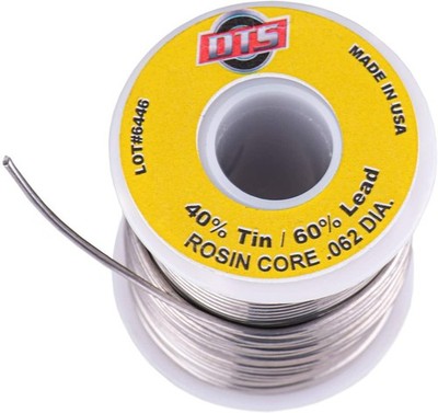 Solder 1Lb. Wire spool 40 TIN 60 LEAD ROSIN CORE 0.062 inch - Made in USA