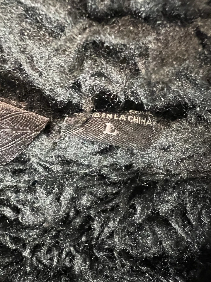 Talla L Gris Fox Racing Chaqueta con Cremallera con Forro de Piel Negro ¡En Excelente Estado! Foto 3 de 4