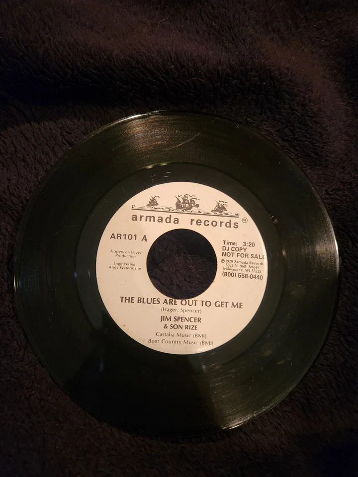 RARE Jim Spencer & Son Rize "Blues Are Out To Get Me " - Image 2 of 4