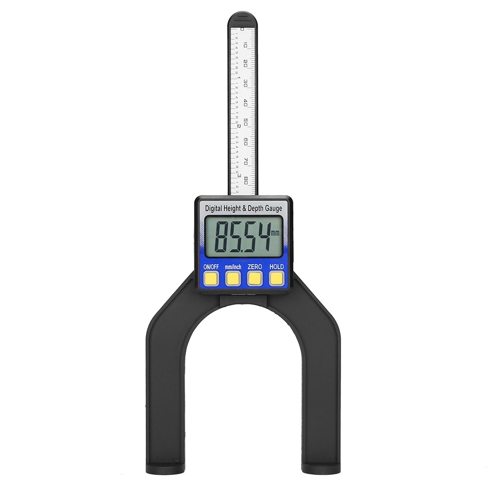 Digital Height Gauge For Woodworking 0-80mm Depth Measuring Tool New