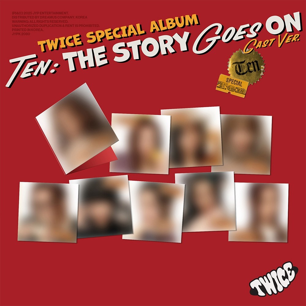 TWICE TEN:THE STORY GOES ON Special Album CAST Ver/CD+POSTER+Book+5Card+POB+GIFT