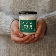 Grow With Light – Soy Candle by Sprout World Market