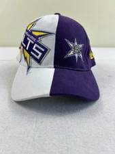 Birmingham Bolts XFL Hat Adjustable Purple B Over Gold 6 Bolt Logo Football Cap
