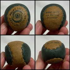 Vintage Hacky Sack - Official Footbag 1980s - Hand Made Pat 4151994 Blue 2 Panel