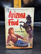 Arizona Feud Frank Adams vintage Western GGA paperback Dell Mapback