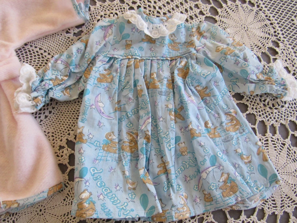 De colección Heidi Ott Muñeca Ropa de Dormir Conjunto Amigos Fieles para Muñeca Pijama 18" Foto 3 de 4