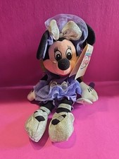 Disney Store Sugar Plum Fairy Minnie Mouse Bean Bag Plush Toy 9" W/ Tags VTG