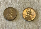 1957 P D Lincoln Wheat Cent 2 Coin Set Lot 1 FREE SHIPPING
