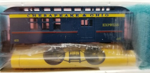 Kit combinado N Roundhouse 8524 34' Overton Chesapeake y Ohio #403 con ruedas MTL nuevo en caja | Zustand: New