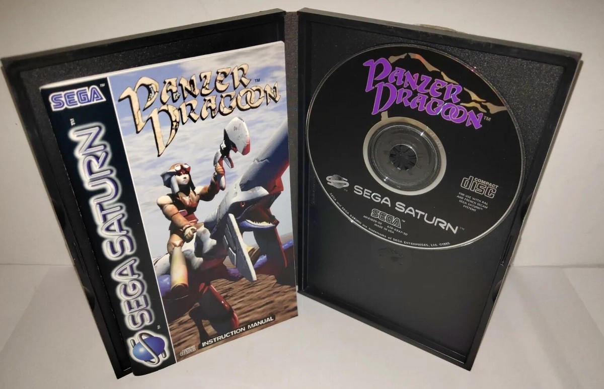 PANZER DRAGOON SEGA SATURN COMPLETE Case & MANUAL PAL Region