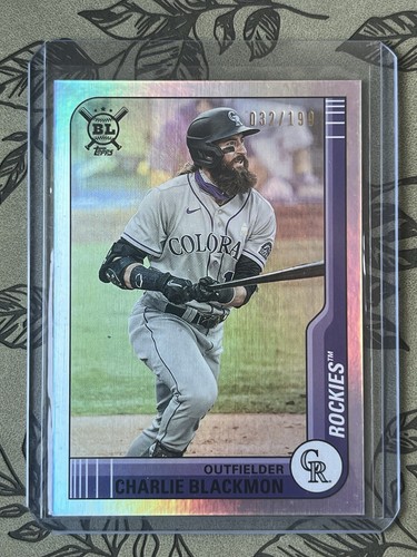 2021 Topps Big League Rainbow Foil #232 Charlie Blackmon 032/199