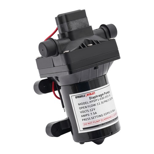 12V Wasserpumpe Selbstansaugende Pumpe Wohnmobil-Car Hochdruck Membranpumpe - Bild 13 von 23