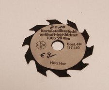 Kreissägenblatt Circular 5 1/8x0 25/32in, Teeth: 10 Hm, for Wood Mitre Saw New