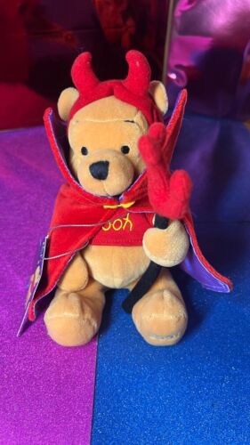 Job Lot • Winnie The Pooh Disney Store Plush Beanies Dressed Up • With Tag •x 17 - Picture 18 of 21