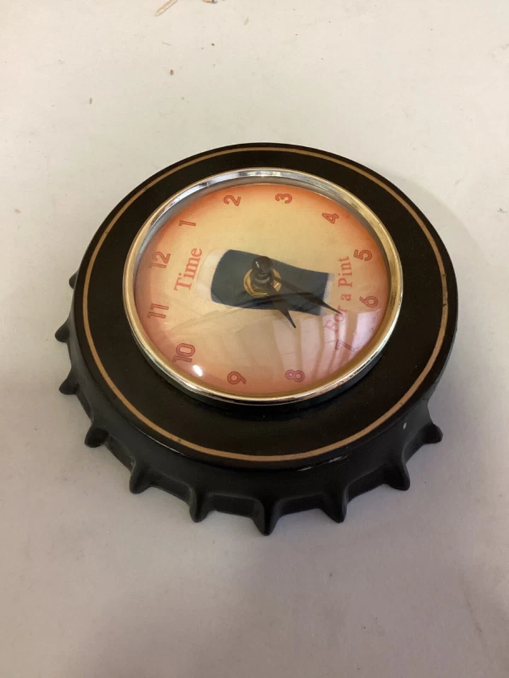 Time for a pint wall clock operated with AA Batteries.  6.5” Clock - Image 3 of 4