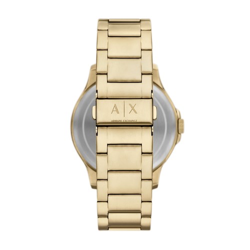 Montre Homme ARMANI EXCHANGE HAMPTON AX2461 Multifonction Acier d'Or Noir - Picture 3 of 3
