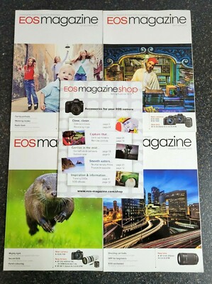 Canon EOS Magazine Collection (4 Magazines) Complete 2013 70D, 100D, 700D