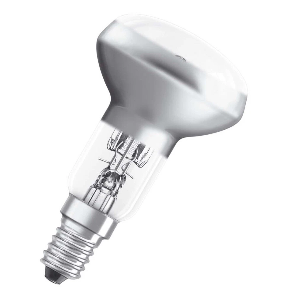 2 x Osram Eco Halogen Reflector R50 46W 60W E14 Concentra 30 Warm White Dimma