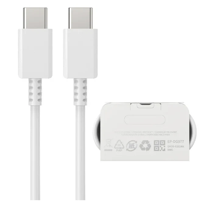 2x USB C Ladekabel Schnellladekabel Original Samsung Ladekabel Typ C zu C Kabel - Bild 3 von 4