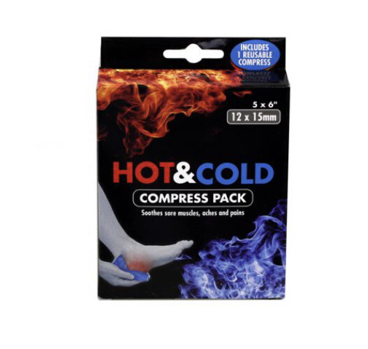 6" Reusable Hot And Cold Compress Pack Gel Sprain Pain Relief Sports