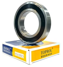 6312-2RS 60x130x31mm Metal Shielded TOPROL Radial Deep Groove Ball Bearing