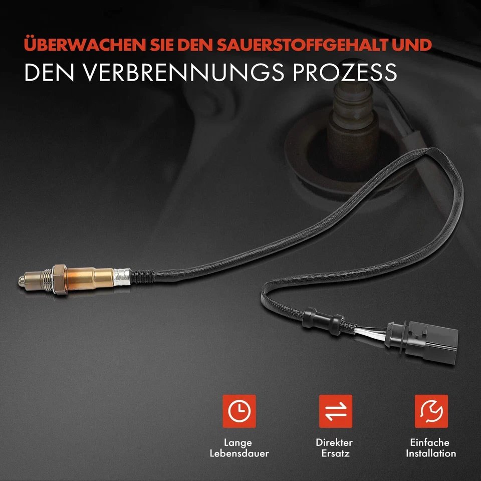 2x Lambdasonde vor + Nach Kat für Audi A3 8L A4 A8 Seat Skoda Fabia 6Y VW Golf 4 - Bild 3 von 4