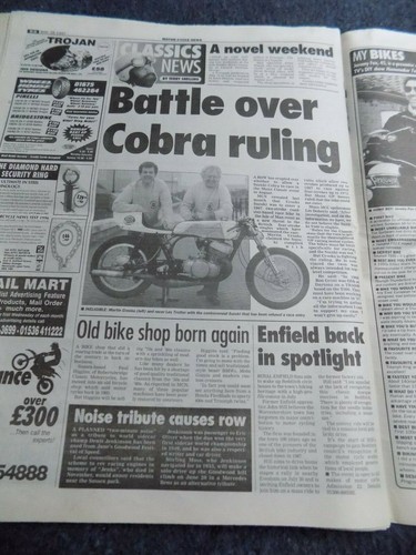 (B)MCN/28,5,1997/Aprilia/March 750/BMW/Honda CB1100X/Suzuki Freewind/YZM400F - Picture 11 of 12