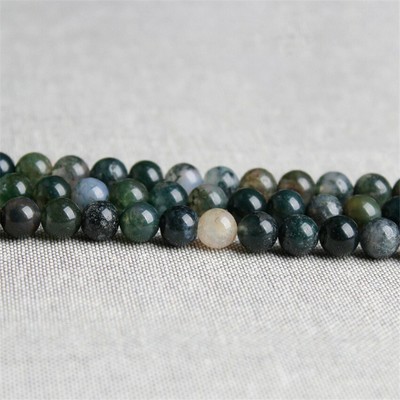 Natural Onyx Gemstone Round Beads 15.5/'/' Strand 6 8 10 12MM Matte Black