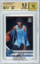 Ja Morant 2019-20 Panini Optic Autograph Rookie Card #168 BGS 9.5 BAS 10 (Blue)