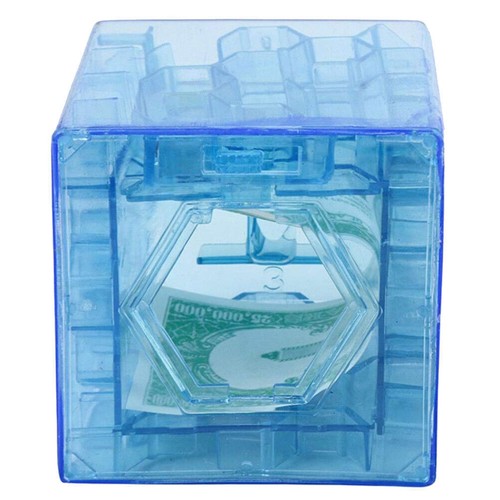 3D Cube Puzzle Cube Model Money Maze Bank Money Holder Puzzle for Kids Adults UK - Picture 4 of 14