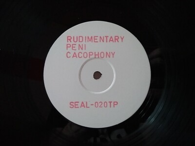 Rudimentary Peni Test Press Cacophony UK2022 Reissue Remastered Neuwertig 