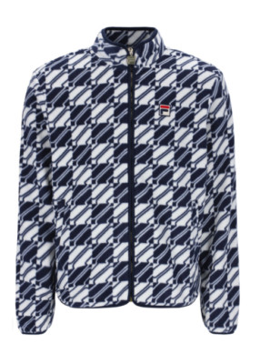 FILA CORMAN STATEMENT ZIP FLEECE/FILA NAVY - MEDIUM DHL NEXT DAY SRP £75