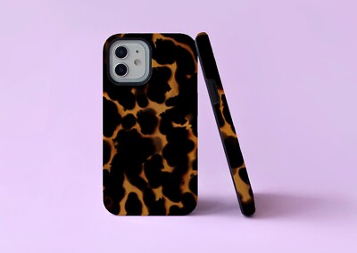 Tortoise Shell Tortoiseshell Brown Tough Phone Case/Cover For iPhone  Samsung UK