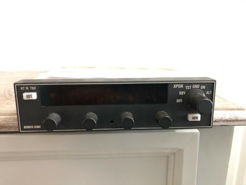BENDIX/KING KT 70 MODE S TRANSPONDER 066-01141-0201 WITH FAA FORM 8130-3